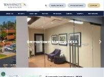 Website Screenshot Washington Radiology Germantown