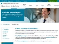 Website Screenshot Kelsey-Seybold Clinic | Plastic Surgery