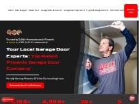 Website Screenshot Quick Response Garage Door Service