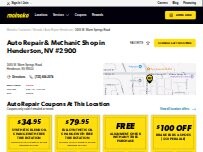 Website Screenshot Meineke Car Care Center