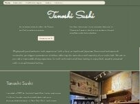 Website Screenshot Tanoshi Sushi Sake Bar