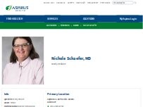 Website Screenshot Nichole Schaefer