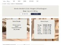 Website Screenshot Brooks Brothers