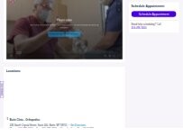 Website Screenshot Nicholas Blavatsky, MD