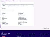 Website Screenshot Kristine D. Combs, CNM