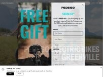 Website Screenshot Pedego Electric Bikes Greenville