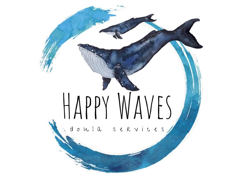Happy Waves Doula Services Logo