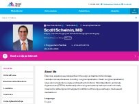 Website Screenshot Scott Scheinin, MD