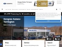 Website Screenshot Gengras Subaru