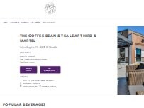 Website Screenshot The Coffee Bean & Tea Leaf