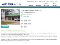 Website Screenshot SSM Health Medical Group