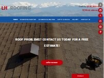 Website Screenshot LH Roofing