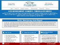 Website Screenshot Al's Auto Care
