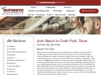 Website Screenshot Dave's Ultimate Automotive