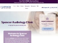 Website Screenshot Spencer Audiology Clinic