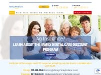 Website Screenshot Family Dental Care