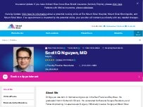 Website Screenshot Scott Nguyen, MD