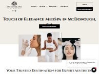 Website Screenshot Touch of Elegance MedSpa