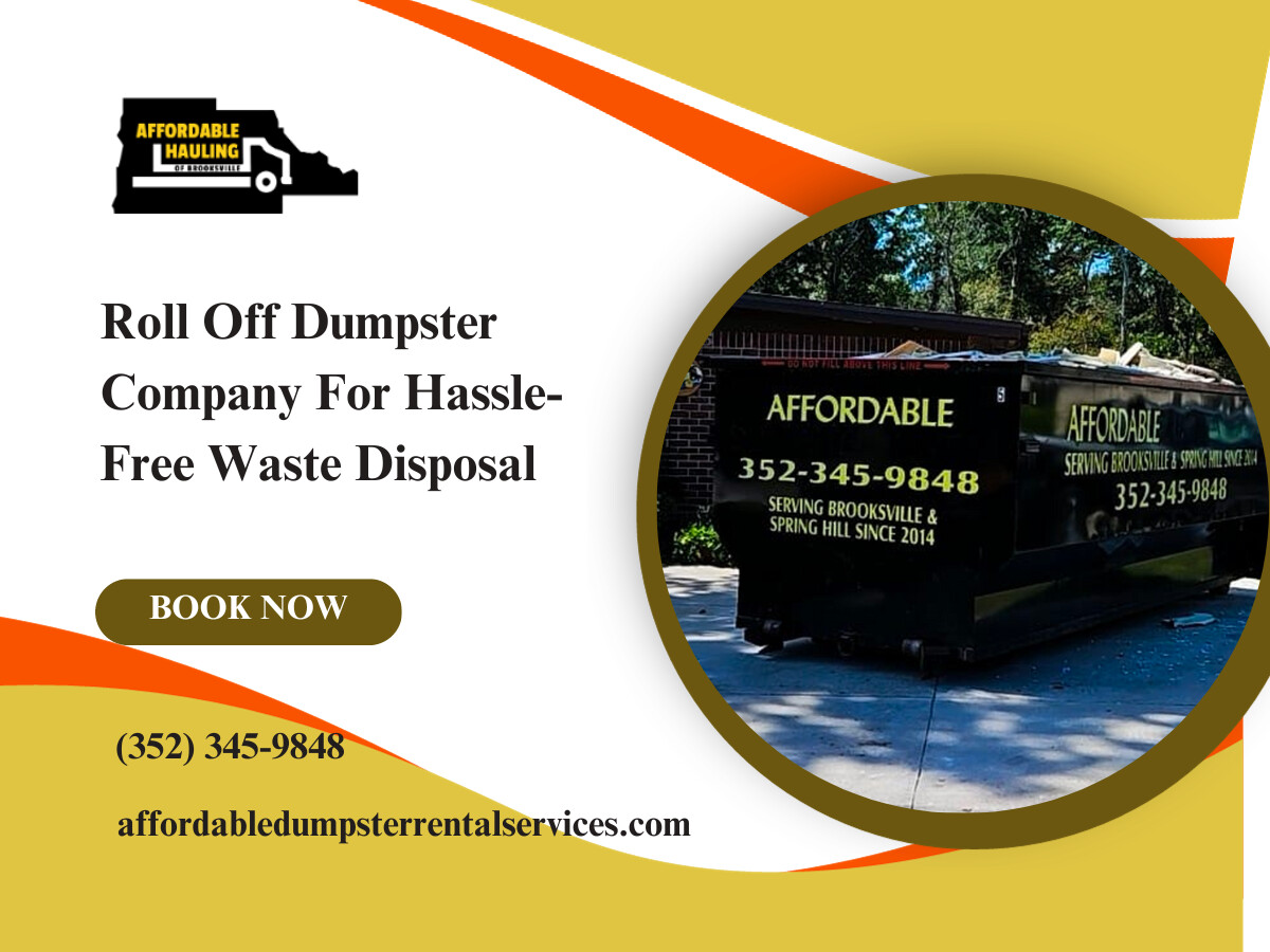 Images Affordable Hauling Dumpster Service