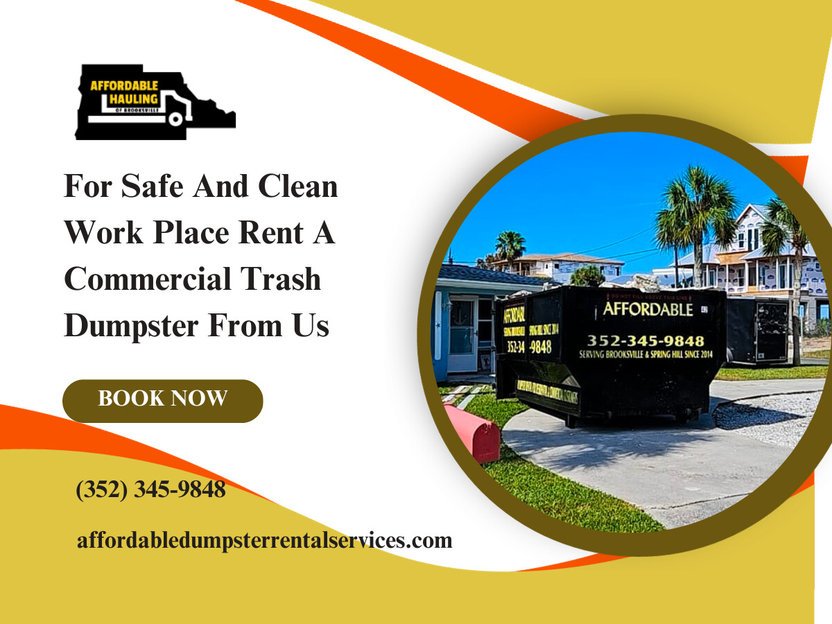 Images Affordable Hauling Dumpster Service