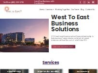Website Screenshot West to East Business Solutions