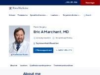Website Screenshot Eric A. Marchant, MD