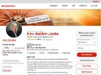 Website Screenshot Kim Baldini-Janke - State Farm Insurance Agent