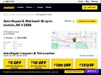 Website Screenshot Meineke Car Care Center