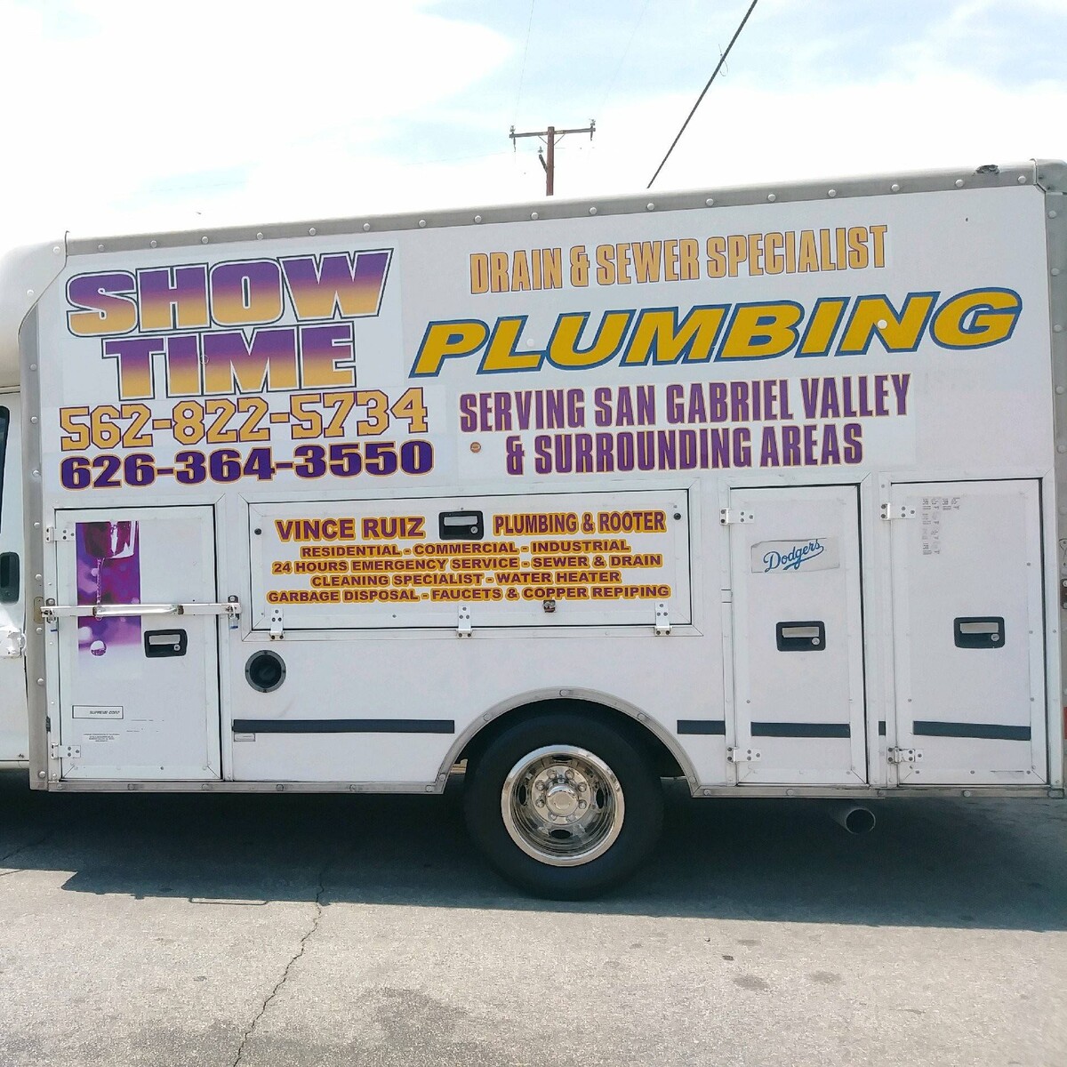 Showtime-Vince Ruiz Plumbing Logo