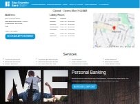 Website Screenshot Blue Foundry Bank