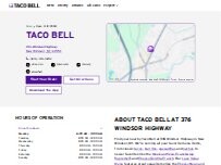 Website Screenshot Taco Bell