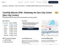 Website Screenshot CoinFlip Bitcoin ATM - Rodeway Inn Sun City Center (Sun City Center)