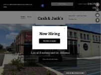 Website Screenshot Cash & Jack's