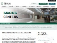 Website Screenshot TSAOG Orthopaedics - Quarry Area Imaging Center