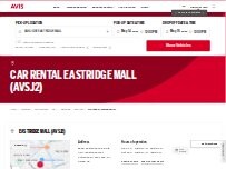 Website Screenshot Avis Car Rental