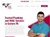 Website Screenshot UGI Heating, Cooling & Plumbing