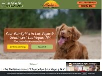 Website Screenshot Aloha Animal Hospital