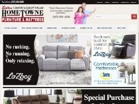 Website Screenshot Eaton's Hometowne Furniture.