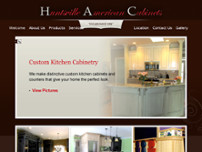 Huntsville American Cabinets website screenshot
