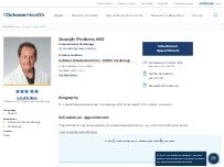 Website Screenshot Joseph Pedone, MD