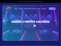 Website Screenshot Game Vortex Arcade