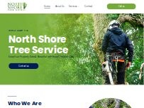 Website Screenshot North Shore Tree Service