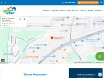 Website Screenshot Dentistry for Children - Stone Mountain