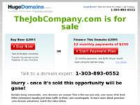The Job Company website screenshot