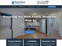 Website Screenshot Park Place Apartments