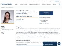 Website Screenshot Maria Carratola, MD