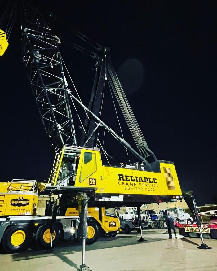 Images Reliable Crane Service