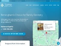 Website Screenshot Luma Dentistry Birmingham