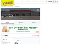 Website Screenshot Lockaway Storage