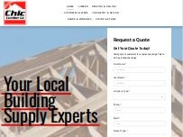 Website Screenshot Chic Lumber Design Center